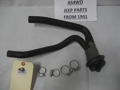 Conversion Gas Tank Fill Neck Gas Cap Hoses & Clamps 78-86 Cj's 15 Gal Tank • $109