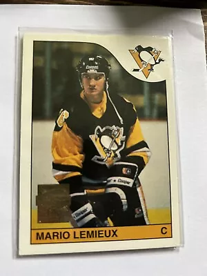 MARIO LEMIEUX 2000/01 TOPPS ROOKIE CARD REPRINT - Looks Like 1985/86 Topps! • $28.95
