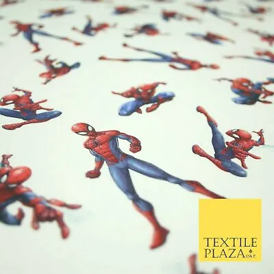 SPIDERMAN Superhero Marvel DC Comic Digital Print 100% Cotton Fabric 59  4756 • £1.50