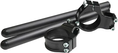 Vortex 0 Degree Clip-On Handlebars 50mm Fork Tubes Black CL50ZK • $169.15
