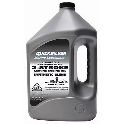 SALE!! Quicksilver Premium Plus 2-Stroke Synthetic Blend Marine Oil - 1 Gallon • $29.88