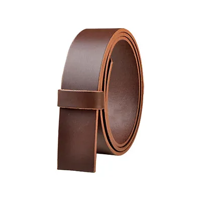 1pcs Blank Genuine Leather Belt Strap Cow Hide DIY Veg Tan 38.5mm 100-140cm Soft • $26.72