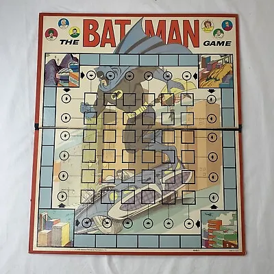 Batman The Board Game By Milton Bradley 1966 Vintage Board ONLY Replacement Part • $29.99