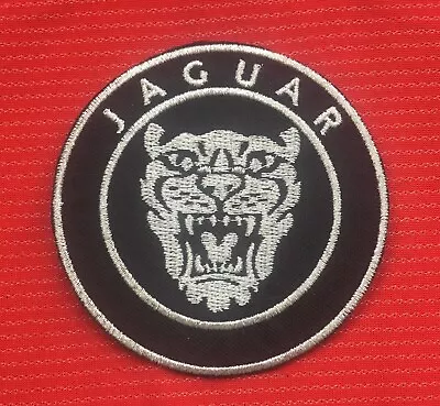 Classic British Sports Car Jaguar E-Type F Jag Cat Logo Badge Iron Sew On Patch • £3.49