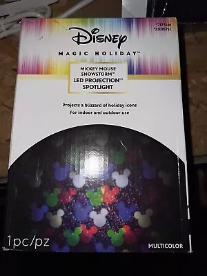 Disney Mickey Mouse Ears Light Show Swirling Multicolor LED Christmas Spotlight  • $59