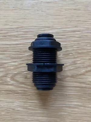 £6.49 • Buy John Guest 12mm Push Fit Bulk Head Water Fitting Connector WS1212