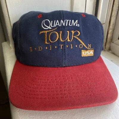 Quantum Tour Edition Leather Strapback  Dad Hat Vintage 90s  • $10