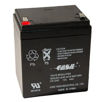 CASIL CA1240 12V 4AH SLA ALARM REPLACEMENT BATTERY 1 Year Warranty • $21.99