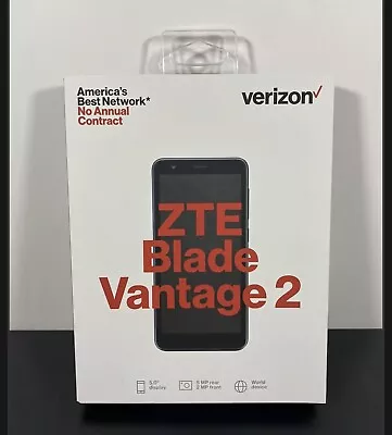 Brand New Black Verizon ZTE Blade Vantage 2 - 16GB  5  Prepaid Smart Phone  • $39.99