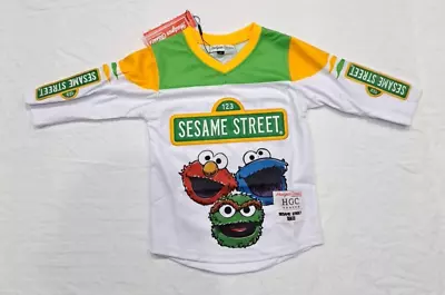 Sesame Street Elmo Cookie Monster Headgear Classics Kids Youth Hockey Jersey • $20