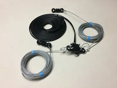 G5RV 1/2 Size 53 Feet 10 To 40 Meters Superior Poly Weave Wire Antenna / Aerial • $41.61