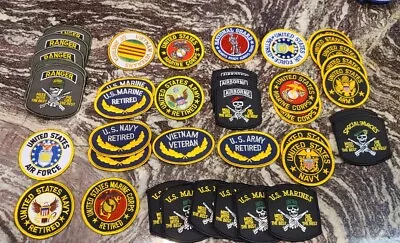 Brand NEW Lot Of 19 Modern Military Patches (39 Patches) • $35