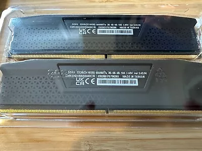 Corsair Vengeance 32GB (2 X 16GB) PC5-51200 DDR5-6400 Memory • £95