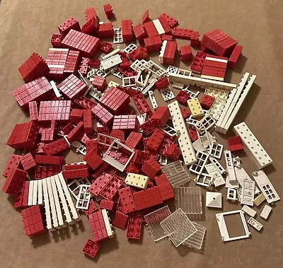 Vintage American Plastic Bricks Halsam 1960s  Made In USA Over 300 Pieces !!!!! • $10