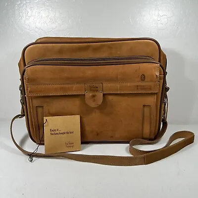 Vintage Leather Hartmann Luggage Shoulder Carry On Bag With Tag • $100