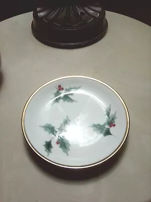 Mikasa Ribbon Holly Bone China Small Plate Made In Japan • $12