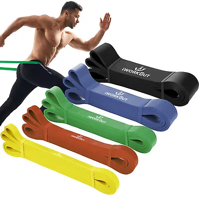 Resistance Bands Heavy Duty Pull Up Bands Gym Yoga Exercise Workout Bands Set • $25.49