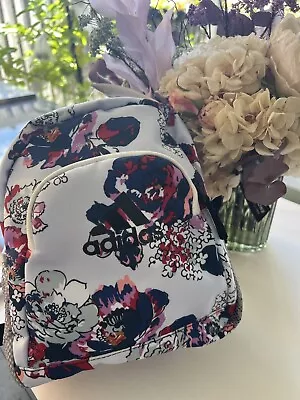 Adidas Mini Backpack Floral Crossbody Flowers Carry On School Vacation Festival • $23