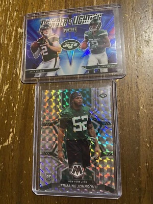 2022 Panini Mosaic #374 JERMAINE JOHNSON II Rookie Silver Prizm Zach Wilson • $3.30