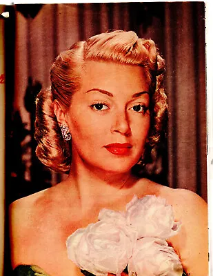 Feb 1952 MOTION PICTURE Mag June Haver Cover Feature Lana Turner Very Good • $13.50