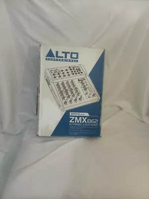 Alto Professional 6 Channel Compact Mixer ZMX862 Effector AC100 NEW • $8.72