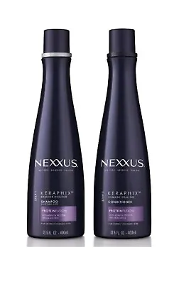 Nexxus Keraphix Shampoo 400ml & Conditioner 400ml For Damaged Hair RRP £34 • £29.95