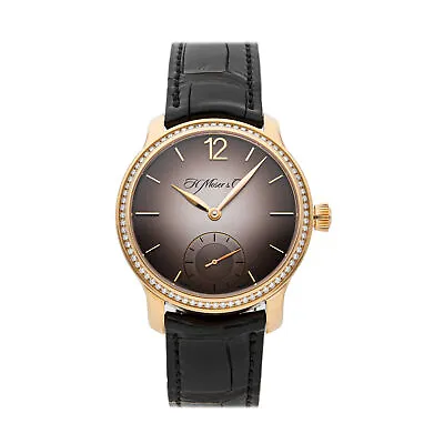 H. Moser & Cie Endeavour Small Seconds Manual Gold Diamond Mens Watch 1321-0114 • $1