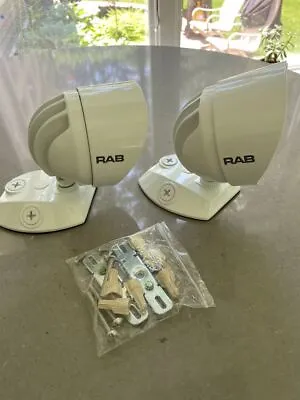$120 • Buy  RAB Lighting LED Bullet 2x12NW Floodlights White