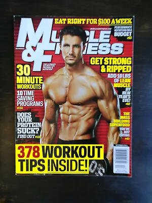 Muscle & Fitness Magazine December 2011 378 Workout Tips - 30 Minute Workouts • $6.99