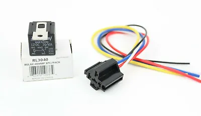 $6.99 • Buy  The Install Bay  30/40 AMP Relay With Harness Spdt 12V Bosch Style