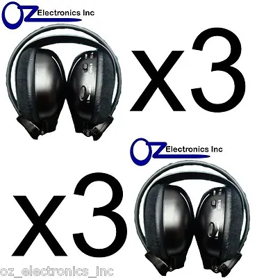 3 Headphones Wireless Car DVD For Toyota Ford Chrysler Nissan Pathfinder Hyundai • $80