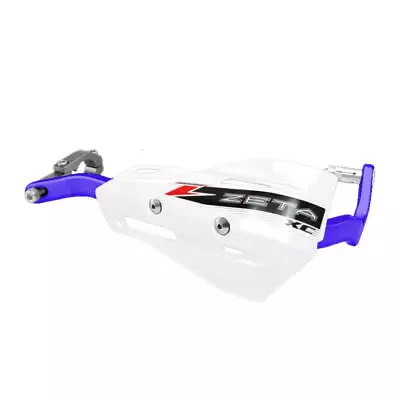 Drop Handguard Handlebar Armor / XC Protector Kit - 7/8  White / Blue Zeta • $122.90