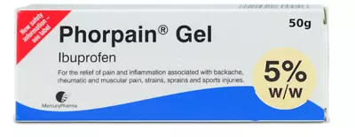 Phorpain 5% Anti Inflammatory Sprains Pain Relief Gel - 50g • £6.99