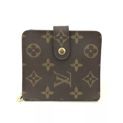 Louis Vuitton Monogram Compact Zip Bifold Wallet/2Y0218 • $1