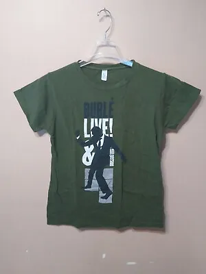 Michael Buble - Live & In Person Concert Tour -  Womens T Shirt  XL • £14.45