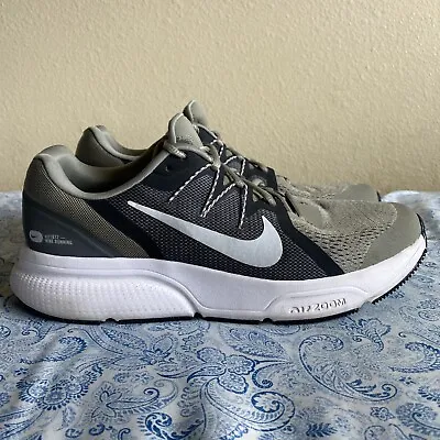 Nike Zoom Span 3 Mens Sz 11 Light Army Platinum Running Shoes • $24.99