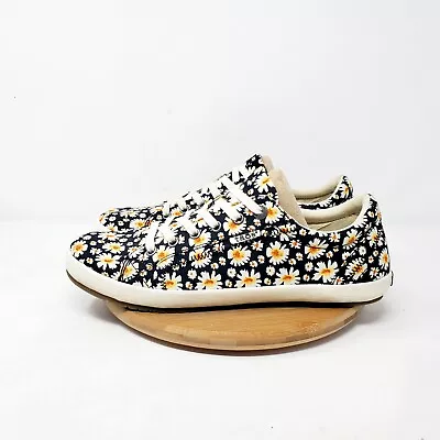 Taos Shoes Womens 11 Star Sneaker Blue Flowers Daisy Lace Up Comfort Casual • $32.95