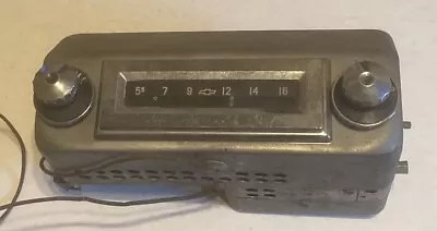 $259.99 • Buy Chevrolet Chevy Vacuum Tube Car Radio 1955 1956 Manual-tune Oem