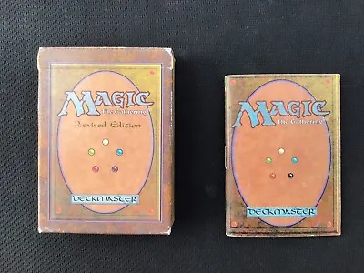 Magic: The Gathering Revised Edition Starter Deck Box And Rule Booklet -Empty- • $20