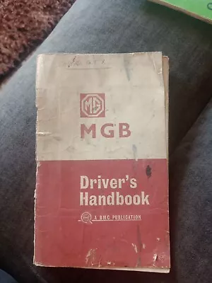 Mg Mgb Roadster Original 1966 Driver's Handbook Tourer And Gt British Motor • $14.92