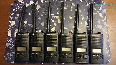 X6 Motorola RDX RDM2070d 7Ch 2W VHF MURS Walkie Talkies Two Way Radios READ! • $280