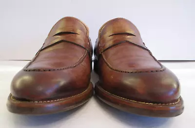Men's  Magnanni Hand Painted Brown Penny Loafers  Size 11.5 M • $29.99