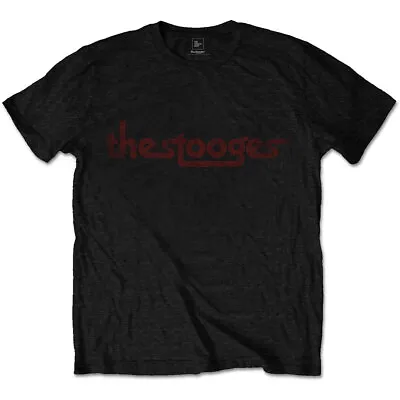IGGY & THE STOOGES - Unisex T- Shirt - Vintage Logo - Black Cotton • $21.48