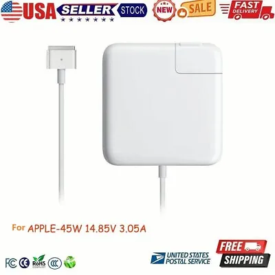 New 45W MagSafe 2 T-Tip AC Power Adapter Charger For MacBook Air 11''13  A1436 • $14.99