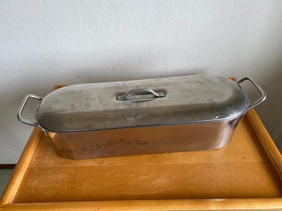 $25 • Buy Stainless Steel Fish Poacher Steamer Roaster Baking Pan 4 Pc
