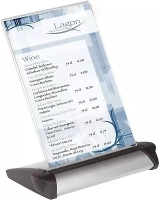 Durable Desktop A5 Adjustable Sign Or Menu Holder 8531-19 • £11.95