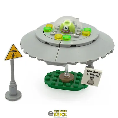 UFO Flying Saucer Alien | Kit Made With Real LEGO • £16.99