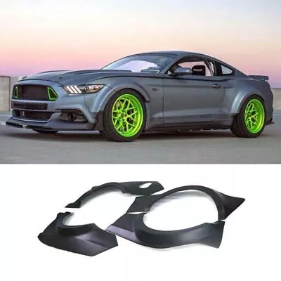 Wide Body Fender Flare Body Kit For Ford Mustang  RTR 2015-2017 Primer Black • $1753.59