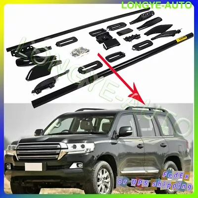 2Pcs Fits For Toyota Land Cruiser FJ200 LC200 2008-2021 Roof Rack Roof Rail Bar • $232.51