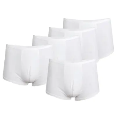 £12.91 • Buy 5Pack Men's White Regular Absorbency Washable Incontinence  Briefs XL